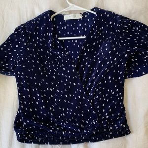 ASTR Navy Blouse